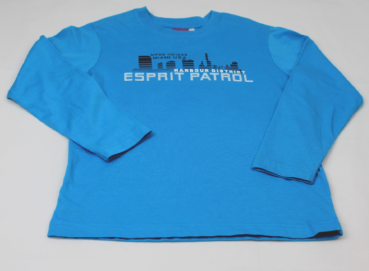 Esprit Langarm-Shirt aus 100% Baumwolle